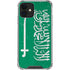 Saudi Arabia Flag Distressed iPhone 12 Mini Clear Case